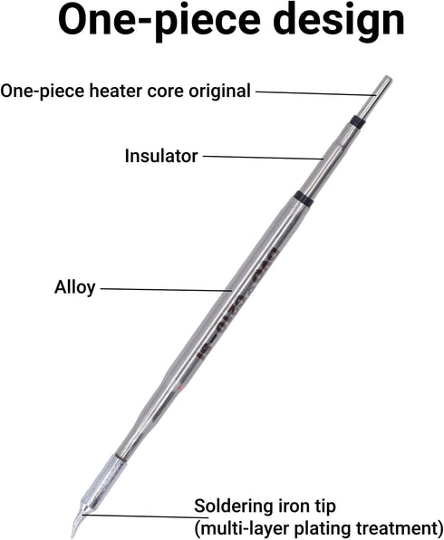 T26 Soldering Iron Tip Alloy Copper Welding Head Tip Replacement Solder Rework Station Parts for Soldering Station(C210-SI)...