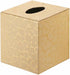 S Forever Home Decor Cube Tissue Box Holders PU Leather Square Tissue Box Cover (Gold Lightning)...