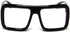 Black Thick Square Glasses Clear Lens Eyeglasses Frame Super Oversized Fashion...
