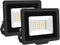 SKYWORLD 2 Pack LED Flood Lights Outdoor, 20W 2000LM LED Security Flood Light, 4000K Daylight Warm White IP66 Waterproof Lighting Outside for Gard...