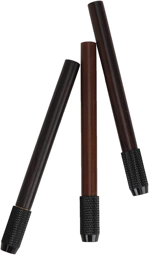 3Pcs Pencil Extenders, Wooden Pencil Extender Handle Pen Holder Lengthener for Colored Pencils Crayon School Office Supplies(three pack)...
