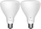 GE Lighting CYNC Smart Flood Light Bulbs, Bluetooth Enabled, Tunable White, Alexa and Google Assistant Compatible, Cool and Warm White (2 Pack), P...