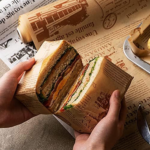 Baking Paper, High Temperature Resistant, Waterproof and Greaseproof, Non-Stick Baking Paper Roll for Cooking, Grilling, Steaming and Air Fryer, B...