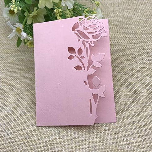 Elaco Rose Metal Die Cutting Dies Stencil Scrapbooking Album Paper Card Decor Craft Embossing DIY (A)...