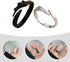 LIFKOME 2pcs Angel Devil Wings Adjustable Ring for Men and Women Black White Couple Ring Silver Couple Matching Jewelry for Engagement Marry Weddi...
