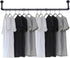 Industrial Pipe Clothing Rack, 30'' Wall Mounted Clothes Garment Rack , Black Iron Pipe Clothes Hanging Bar, Heavy Duty Metal Hanging Rod for Reta...