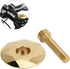 Bicycle Al Alloy Headset Topcover & Screw Mountain Bike Headset Stem Topcover Cover for Bicycle Modification Accessories(gold)...