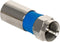 Legrand - OnQ Compression Quad Shield F Plug, Coax Cable Connector, RCA Plug, Composite Cable, Nickel, AC300810 RG6U, 10 Pack...