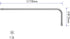 2PCS T25 Long Tamper Proof Torx Hex Key Bit Wrench, Anti Tamper Star Screwdriver Security Bit Torque Repair Tool L-Shape Nickel Plated CRV Steel, ...