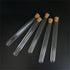 10Pcs Clear Plastic Test Tubes with Cork Stoppers, 15x150mm 13ml, Good Seal for Jewelry Seed Beads Powder Spice Liquid Storage, Lab Use or Decorat...