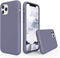 SURPHY Compatible with iPhone 11 Pro Case 5.8 inches, Thickened Liquid Silicone Phone Case (with Microfiber Lining) for 11 Pro 2019, Lavender Gray...