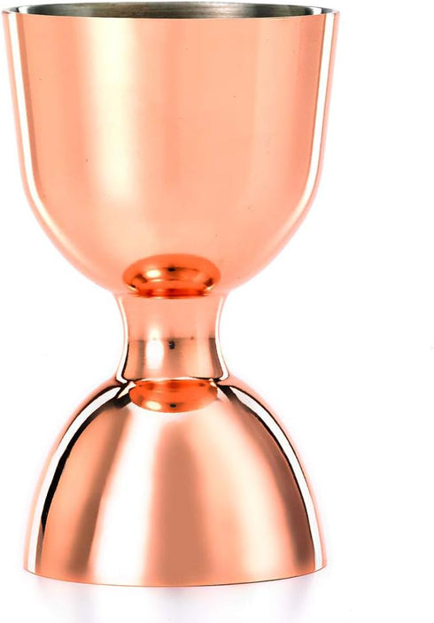 Barfly M37006CP Heavy-Duty Straight Rim Bell Jigger, 1 oz x 2 oz, Copper...