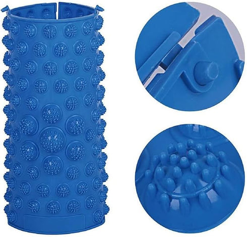 Foot Massage Mat Massage Pad Acupressure Mat Bathroom Mat Yoga Mat Outdoor Game 2 PCS (Blue)...
