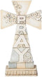 Roman INC. 10.5" HIGH Pray Tabletop Cross Crossword Collection...