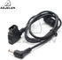 Right Angle DC Power Cable,D-Tap to 12V DC5.5X2.5mm Right Angle Power Cable for KiPRO LCD Monitor DSLR Rig Power V-Mount Battery (DC Straight Cabl...