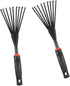 LIOOBO 2pcs 9 Tooth Rake Leaf Rake 9 Root Garden Rake Gardening Rake Garden Rake Gardening Tools Handheld Rake...