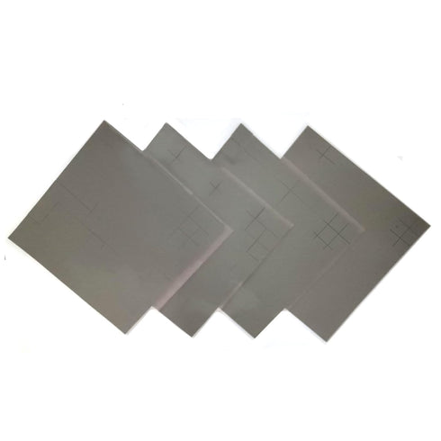 4 Pieces Silicone Thermal Pad, 0.5mm 1mm 1.5mm 2mm Thickness 100x100mm Sliced into 100Pcs, Thermal Conductivity 3.0 W/mK, Heat Resistant for Lapto...