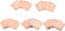 uxcell Flat IC Chipset Thermal Copper Heatsink for CPU GPU RAM 15 x 15mm with Thickness 0.3/0.5/0.8/1.0/1.5mm Total 25pcs...