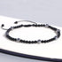 Black Agate/Terahertz Adjustable Ankle Bracelets for Women Spiritual Real Crystals Beaded Anklet Handmade Beach Foot Simple Jewelry...