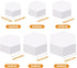 600 Pieces Paper Piecing Hexagon Paper Piecing Template 6 Sizes White Paper Piecing Quilting Template Hexagon Shape for Quilting, Sewing, Craft Id...