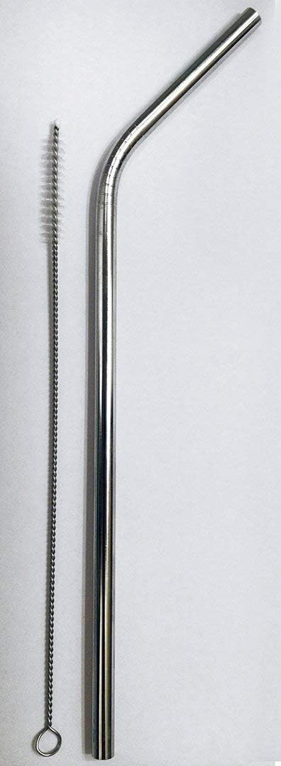 Ken's CocoMon Coconut Opener Tool + Stainless Straw for Fresh GREEN Young Fruit Black Rubber Handle EZ Easy Grip SAFE with Stainless Steel Drinkin...
