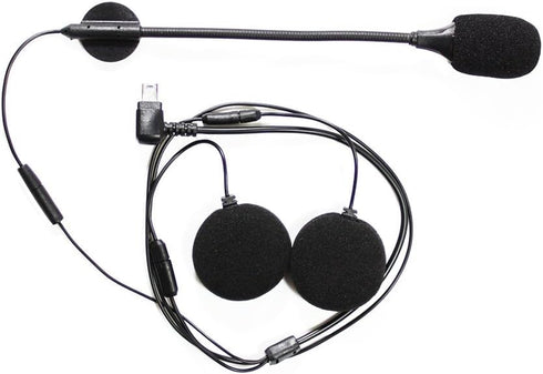 Bluerider M1/M1-S EVO Bluetooth Motorcycle Headset Communication System Accessories Kit (Open Face Helmet)...