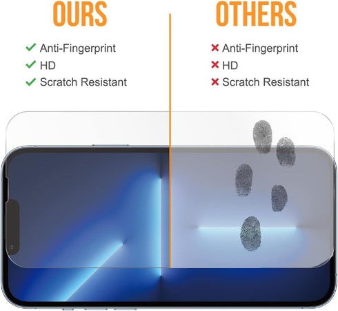 Platinum Shield Compatible with iPhone 13/13 Pro/14, Tempered Glass Screen Protector (3 Pack), 9H Hardness, Scratch Resistance, Ultra HD, Bubble F...