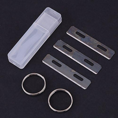 Leather Lace Maker, Leather craft Cutting DIY Swivel Leather Strip Hand Cutter Craft Tools with 3 Blade...