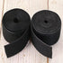 2 Inch Width Black Sew on Hook Fastener Loop Strips Non-Adhesive Back Nylon Fabric Tape for Bag, Clothes, Shoe, DIY Craft,2 Yard Length...