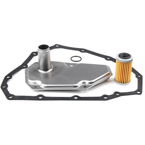 33010-JF015 Transmission Oil Filters & Pan Gasket Set Fit for 2012 2013 2014 2015 2016 2017 2018 2019 Nissan Sentra Versa Quest Rogue Sport Pathfi...