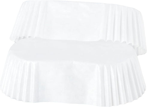 Oval Paper Baking Cups,Cupcakes Liners Baking Tools For Muffins Cupcakes Oval Mini Cake Mould Kitchen Supplies(white)...