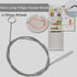 Extra Long Pipe Tube Cleaner Fridge Drain Pipe Dredging Tool Flexible Drain Brush Skinny Tube Spiral Cleaning Brush Drinking Straw Cleaner Brush N...