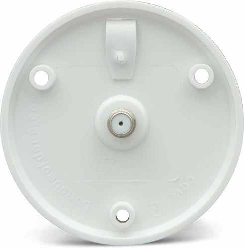 THETFORD RV Camper Coaxial Antenna/Cable TV Plate Large Jack Cover Polar White PN 94320...