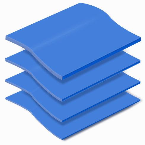 Thermal Pad 6W/mK 4 Pack, 100x100mm 0.5mm 1mm 1.5mm 2mm Silicone Cooling Pad GPU Non Conductive Heat Resistance Extreme Odyssey Cover for Laptop H...