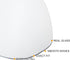 uxcell Car Right Passenger Side Heated Mirror Glass Replacement W/Backing Plate for Kia Rio 2018-2022 No.87621H9020...
