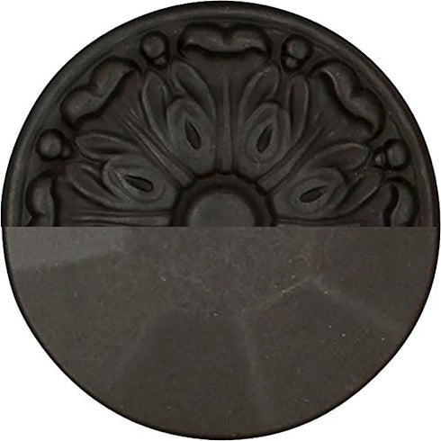 Hickory Hardware P2182-BI Carbonite Collection Knob 1-1/2 Inch, 1-1/2 in (Diameter), Black Iron...