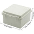 Zulkit Junction Box ABS Plastic Dustproof Waterproof IP65 Electrical Boxes Hinged Shell Outdoor Universal Project Enclosure with 2 Cable Glands 5....