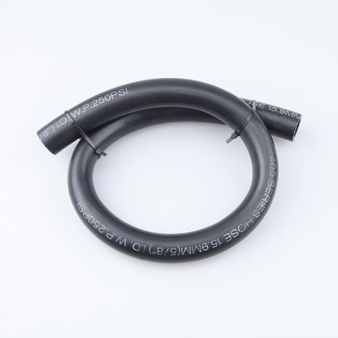 5/8" ID NBR Push on Hose Fuel Line Engine Liner Compatible with Fuel System, E85, E10, Oils, Ethanol, Lubricants and Coolant, 2 Feet, Black...