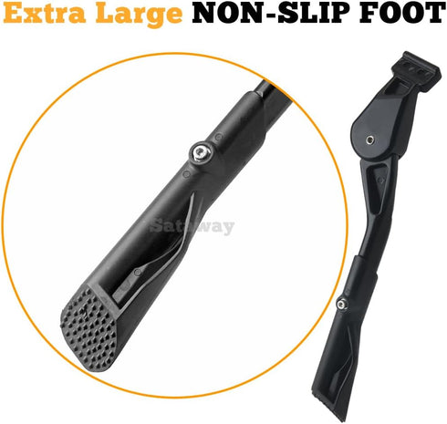 Bike Kickstand Adjustable Strong Rear Mount Aluminum Alloy Bicycle Kickstand for 24 26 700C 27.5 28 29 inch Electric Bike Mountain Bike Adult Bike...