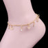 Lzz Ladies charm gold butterfly double-layer ankle chain anklet bohemian adjustable beach anklet footwear...