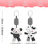 Baby Car Seat Toys, Black White Stroller Toy Stretch Baby Spiral Plush Toys, Hanging Rattle Toys for Crib Mobile, Newborn Sensory Toy Best Gift fo...