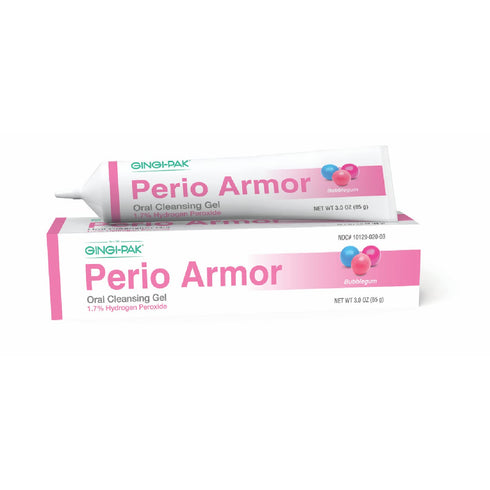 Perio Armor 1.7% HP Oral Cleansing Gel for Healthy Gums and A White Smile - Boost Whitening & Freshness with This Non-Invasive Treatment, 3 oz, Bu...