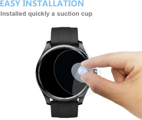 Screen Protector Compatible for TOOBUR IDW23 Smartwatch (3 Pack) 9H Tempered Glass Film Clear...
