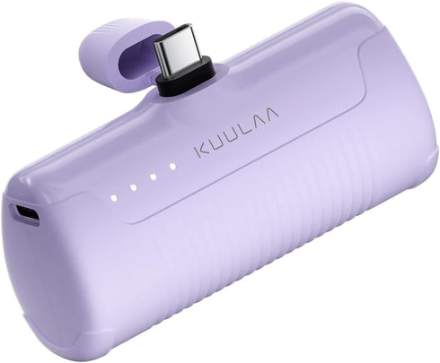 Kuulaa Portable Charger USB C Power Bank 4500mAh Small Portable Phone Charger Android Compact Plug in Battery Pack Portable Compatible with iPhone...