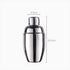 FRONTIER Cocktail Wine Shaker - Stainless Steel Martini Shaker with Cap and Strainer - 10OZ...