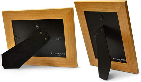 CEDAR CRATE MARKET Children are The Rainbow of Life. Grandchildren are The Pot of Gold, Engraved Wood Frame, Fits 5x7 Horizontal Photo First Time ...