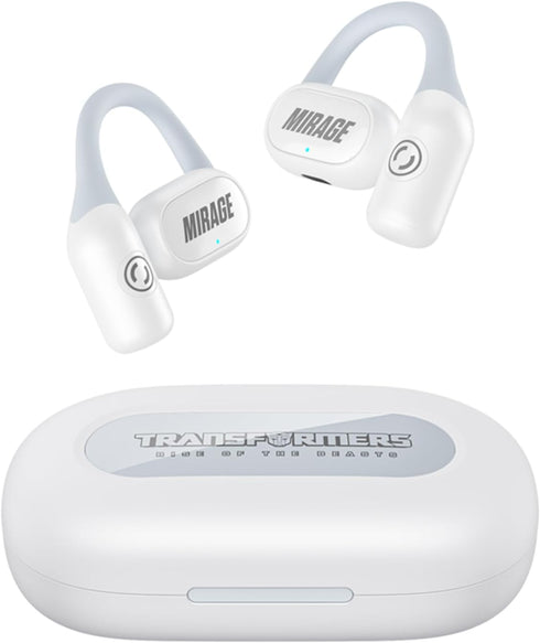 Transformers TF-T13 Open Ear Headphones Wireless 5.4 Bluetooth Sport Earbuds with Ear Hooks for 60Hrs Playback with HD Mic, Music Game Dual Mode C...