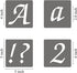 4 Inch Alphabet Letter Stencils - 70 Pack Letter Number Stencil Templates with Signs for Painting on Wood, Reusable Calligraphy Letters Stencils f...