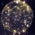 Lightsfever warm white led balloons with batteries, wedding proposal decorations clear transparent for helium or air, birthday party, halloween de...