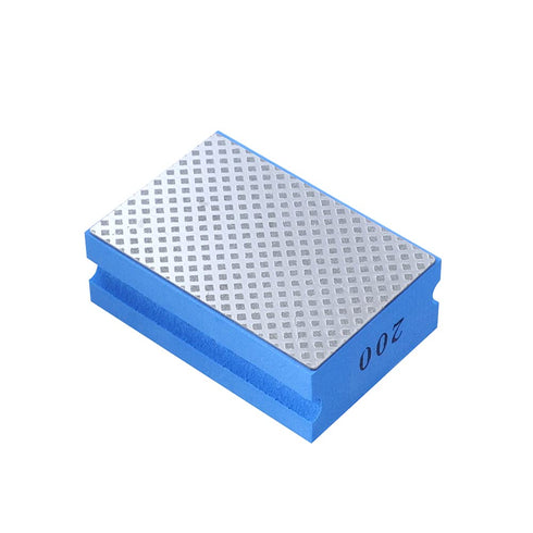 CALIDAKA 4 Pcs/Set Diamond Hand Polishing Pads,Glass Grinding Pads for Sanding Concrete Glass Stone Granite Marble(60#,100#,200#,400#)...